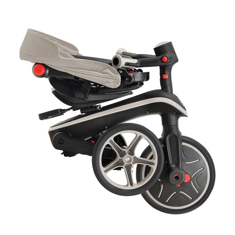 Детска триколка 4 в 1 GLOBBER EXPLORER TRIKE FOLDABLE, сгъваема, бежов цвят - Image 3