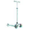 Детска тротинетка с 3 светещи колела GLOBBER PRIMO PLUS LIGHTS, мента