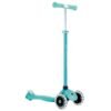 Детска тротинетка със светещи колела PRIMO PLUS GLOW LIGHTS, ментов цвят