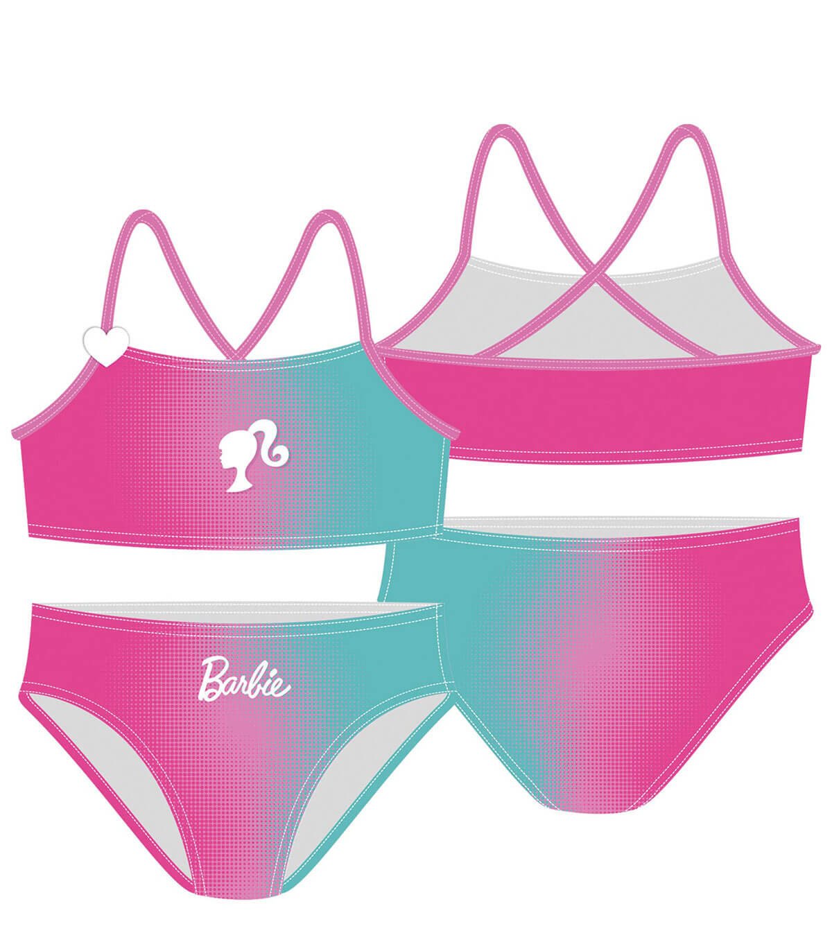 Детски бански 2 части barbie 4-6-8 год. - Image 3