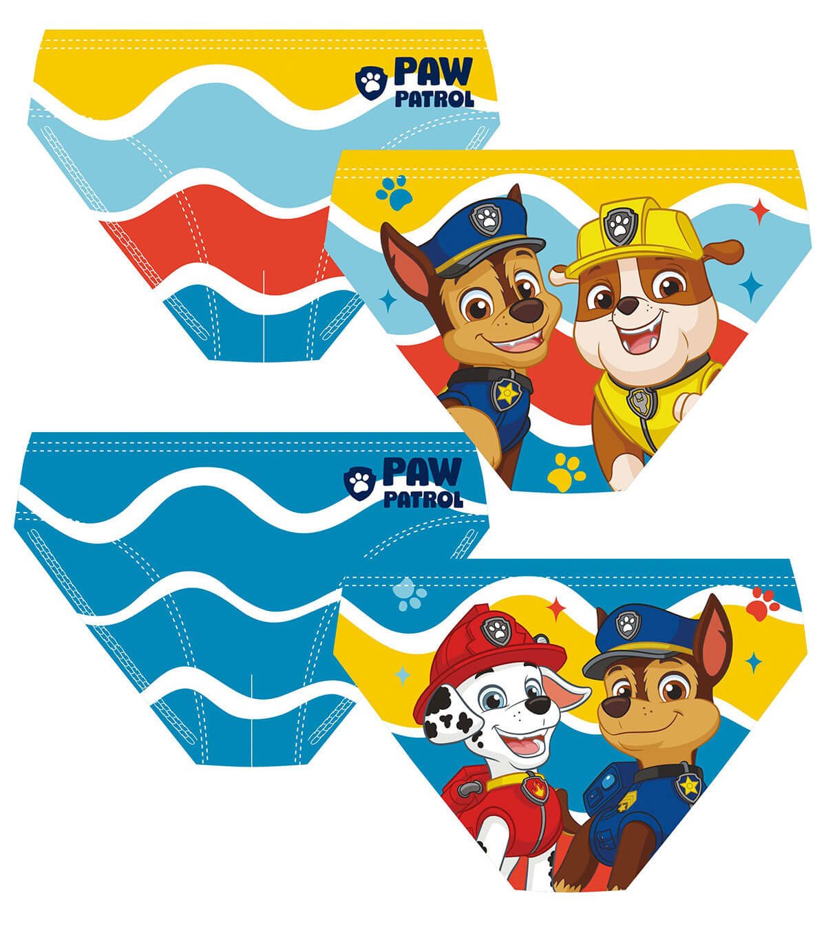 Детски бански слип paw patrol 2-4-6 год.
