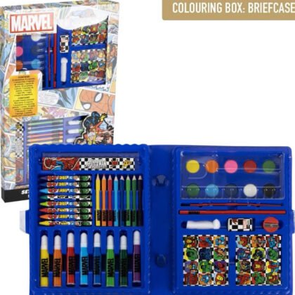 Голям комплект за оцветяване в кутия marvel