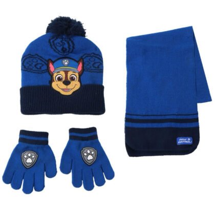 Детска шапка с шал и ръкавици paw patrol
