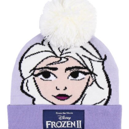 Детска зимна шапка с понпон frozen