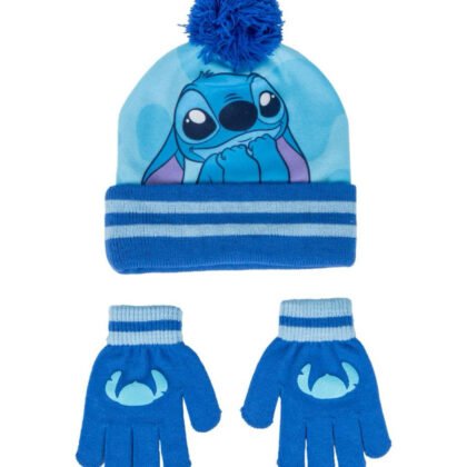 Детска зимна шапка с ръкавици stitch