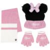 Детска шапка с шал и ръкавици minnie