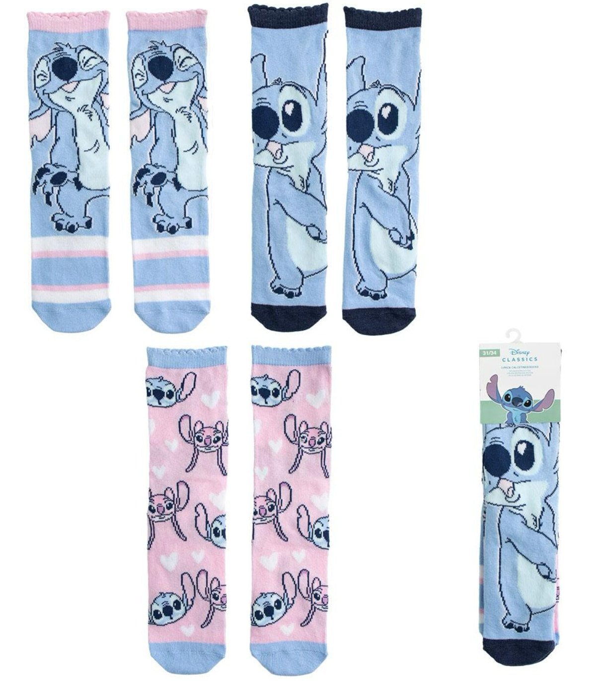 Детски чорапи 3 чифта в плик 27-38 stitch