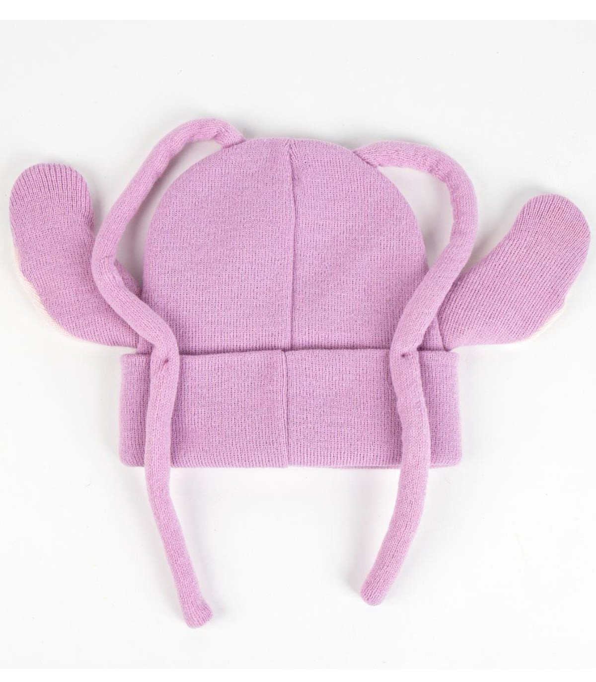 Детска зимна шапка stitch с уши розова - Image 2