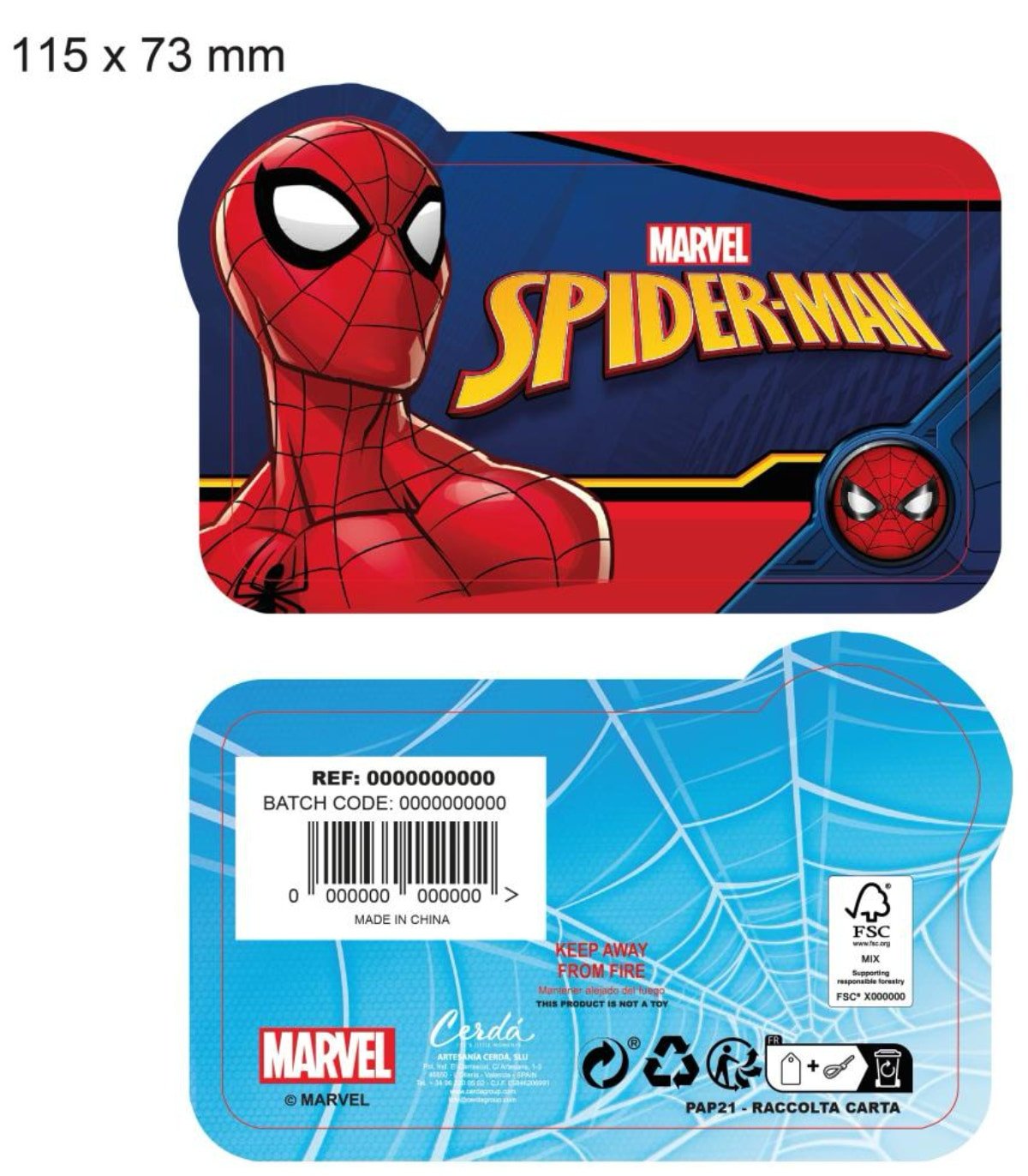 Детска шапка с ръкавици spiderman - Image 5