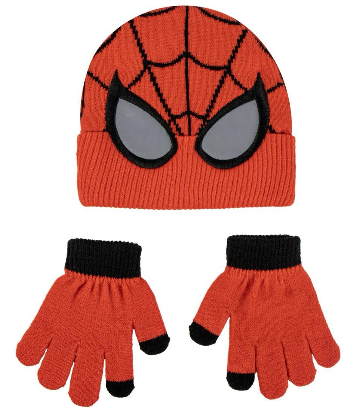 Детска шапка с ръкавици spiderman