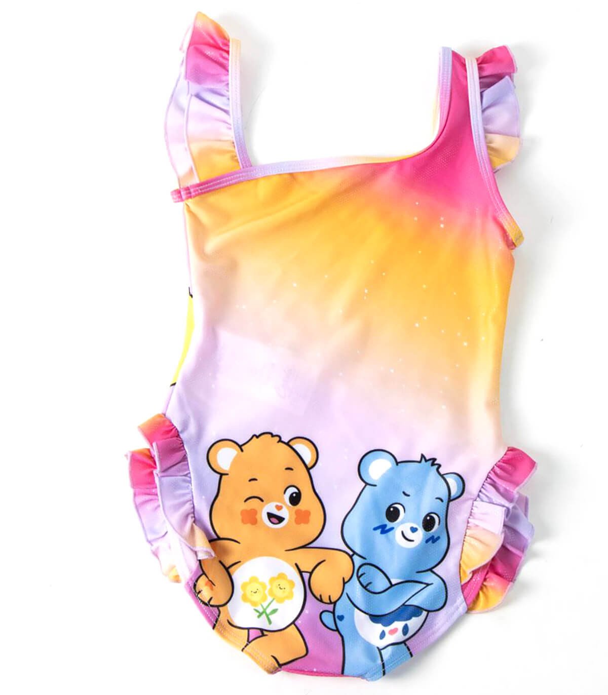 Детски цял бански care bears 4-10 год.