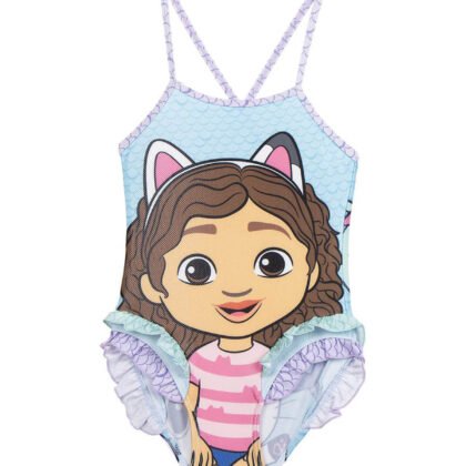 Детски цял бански gabby's dollhouse син 2-6 год.
