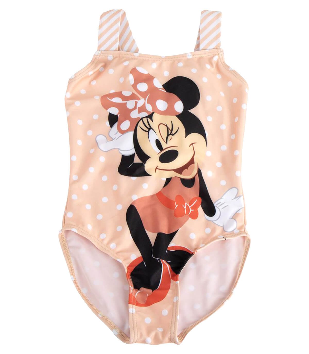 Детски цял бански minnie на точки 3-8 год.