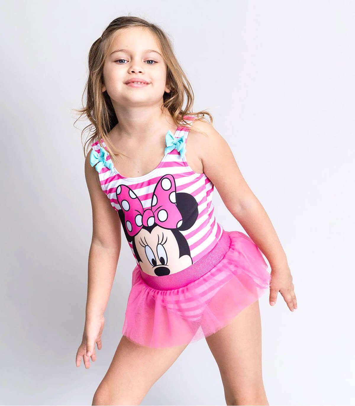 Детски цял бански minnie с тюл 2-6 год. - Image 7