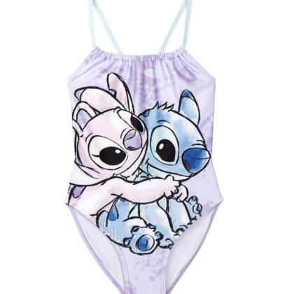 Детски цял бански stitch син 5-12 год.