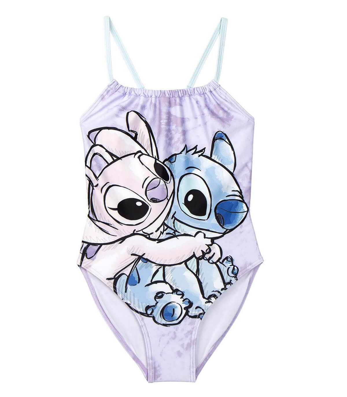 Детски цял бански stitch син 5-12 год.