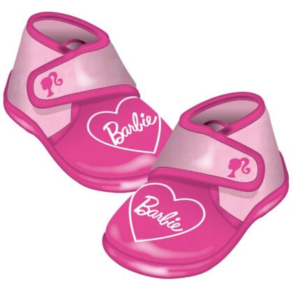 Детски домашни пантофи затворени barbie 22-27