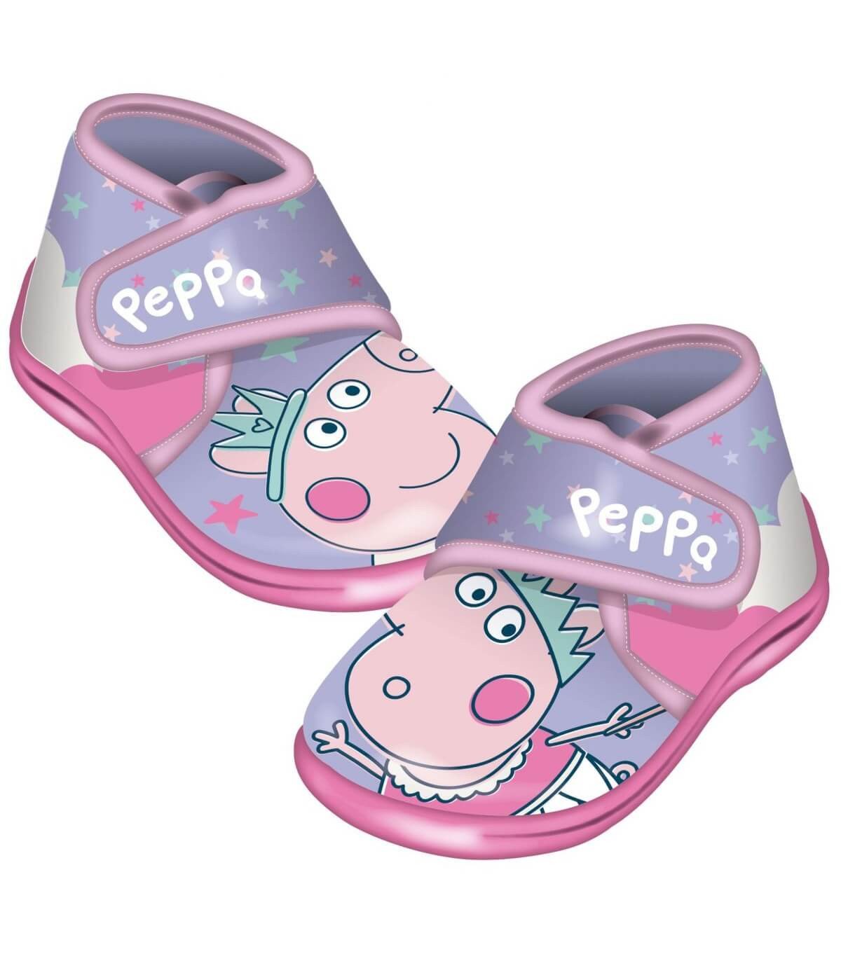 Детски домашни пантофи затворени peppa pig 22-27