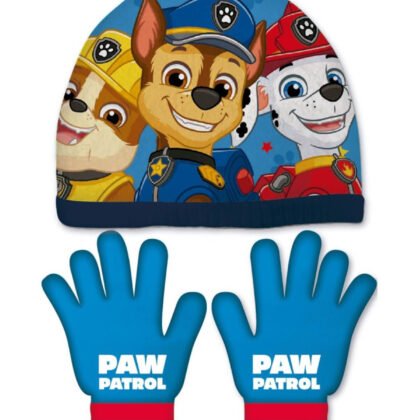 Детска шапка 48/51 + ръкавици paw patrol boy