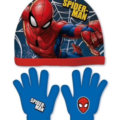 Детска шапка 51/54 + ръкавици spiderman
