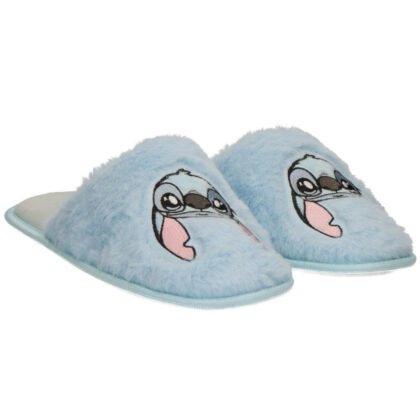 Детски плюшени чехли с бродерия stitch 30-37