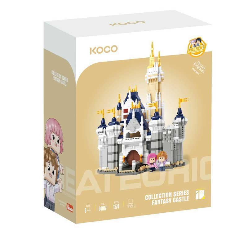 Детски конструктор Замък на влюбените - 1274 части - Image 2