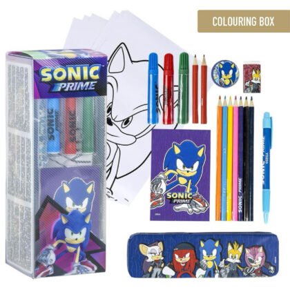 Комплект ученически пособия с несесер sonic prime