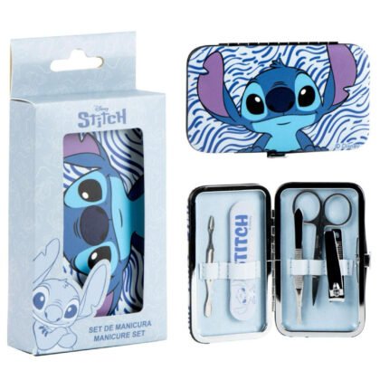 Детски несесер с комплект за нокти 5 части stitch