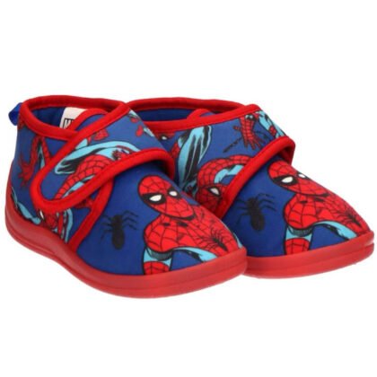 Детски пантофи затворени spiderman червен 23-28