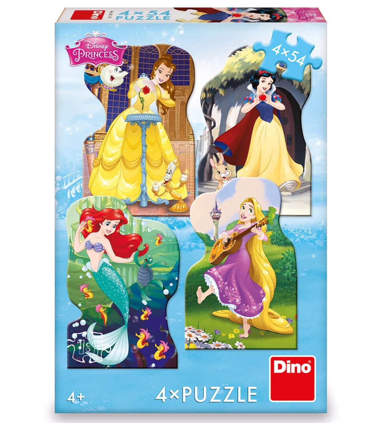 Детски пъзел disney princess 4х54 части