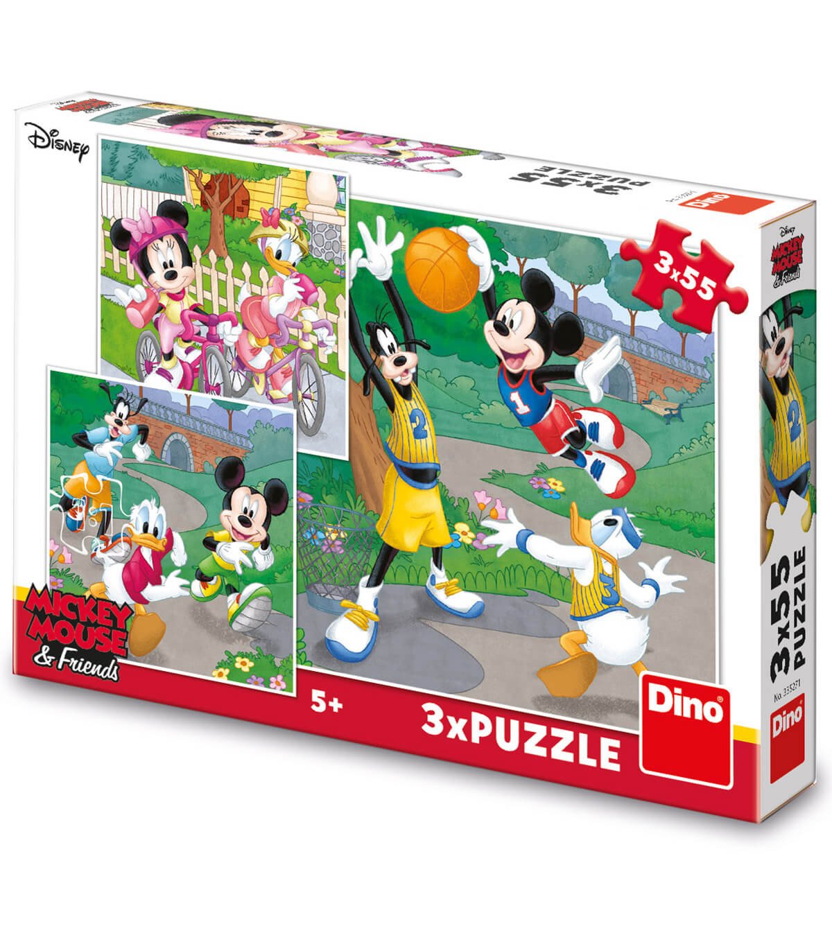 Детски пъзел mickey & minnie 3х55 части - Image 2