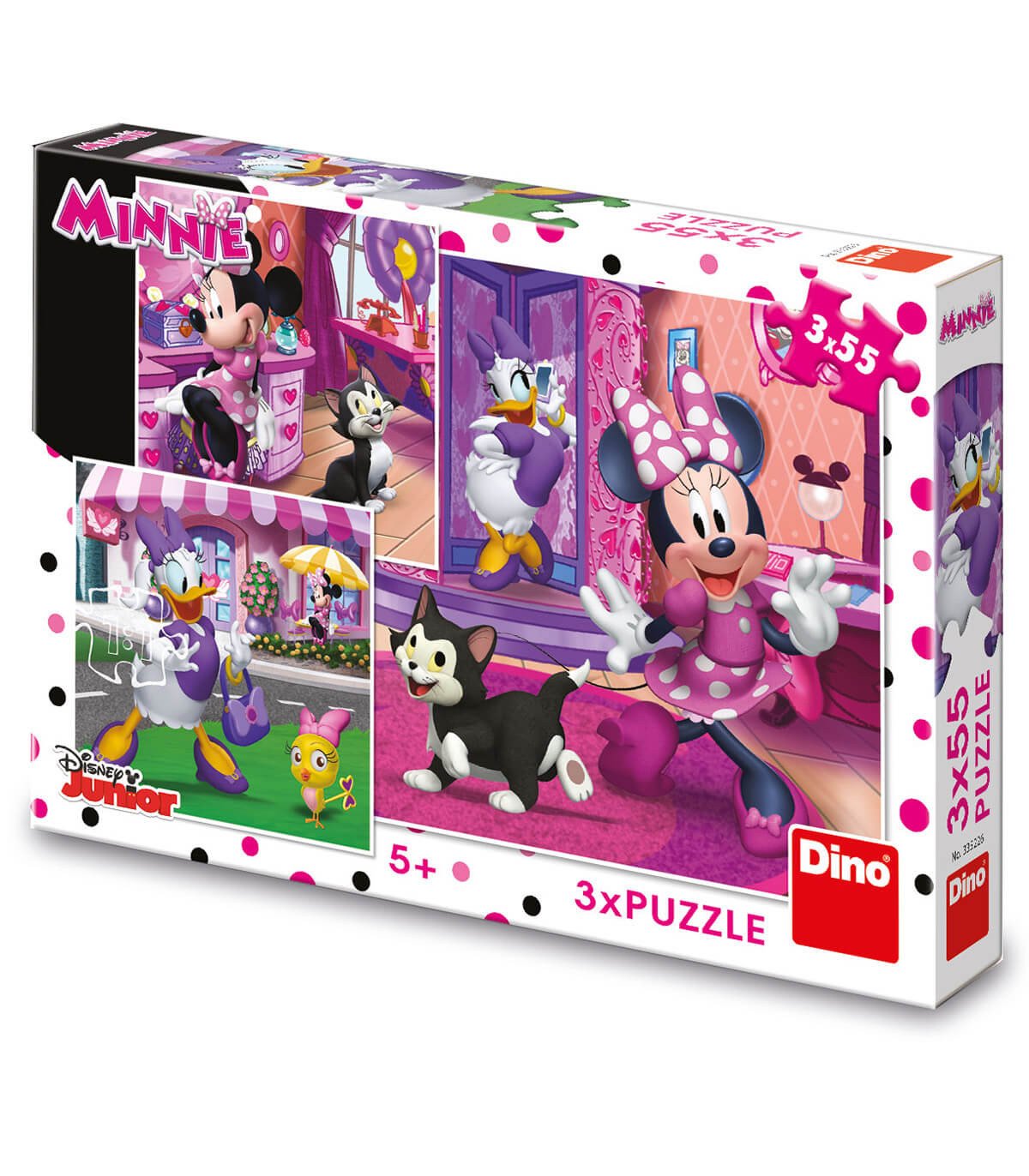 Детски пъзел minnie 3х55 части