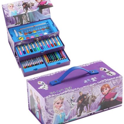 Детски рисувателен к-т в триетажен куфар frozen