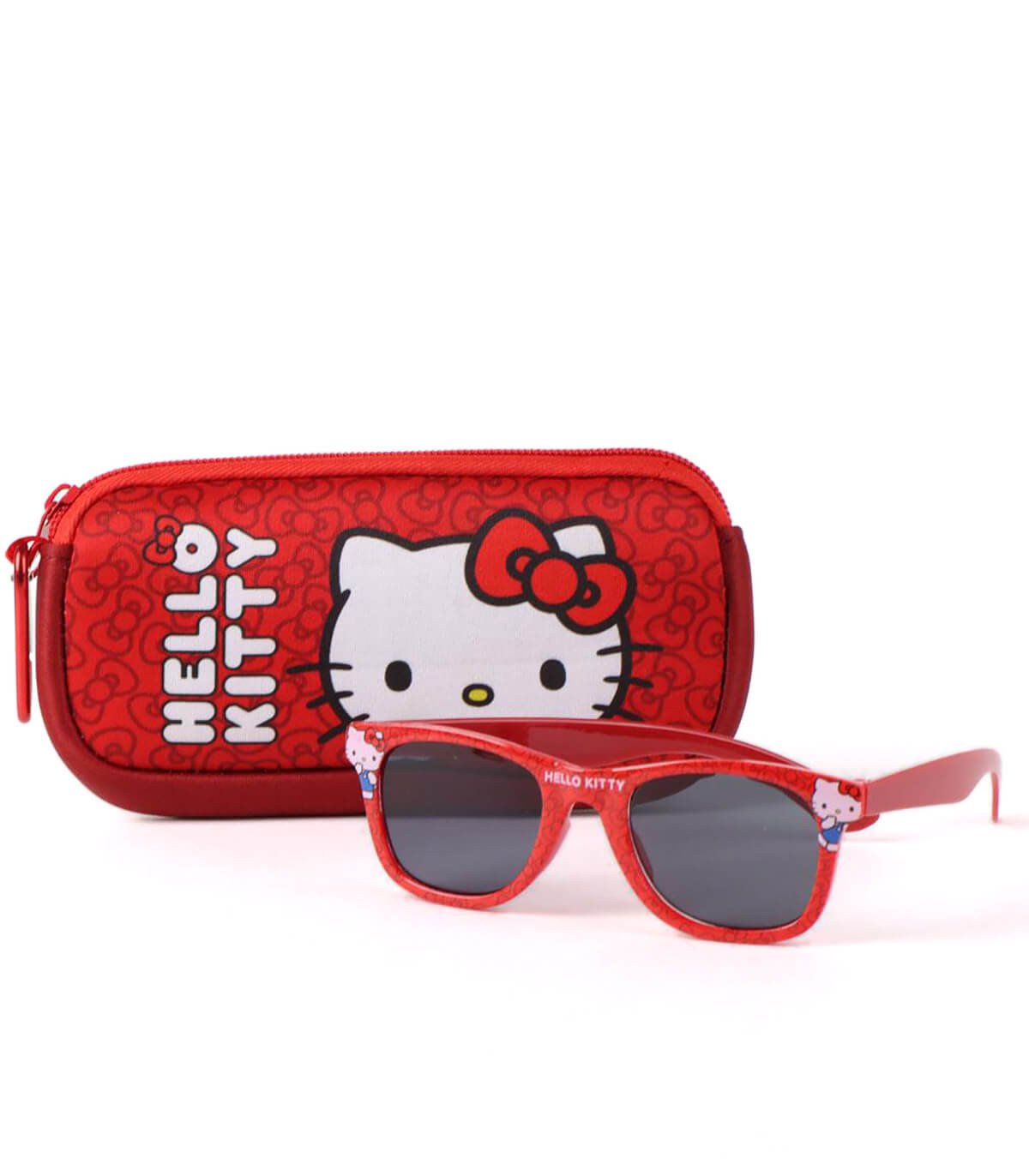 Детски слънчеви очила с калъф hello kitty - Image 2