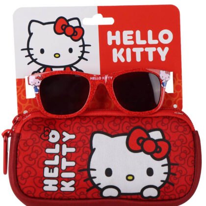 Детски слънчеви очила с калъф hello kitty