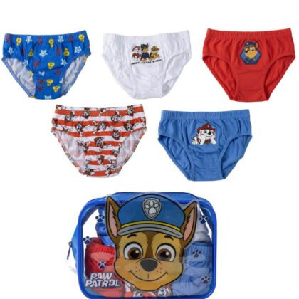 Детско бельо за момче 5 бр. в чанта paw patrol 2-8 год.