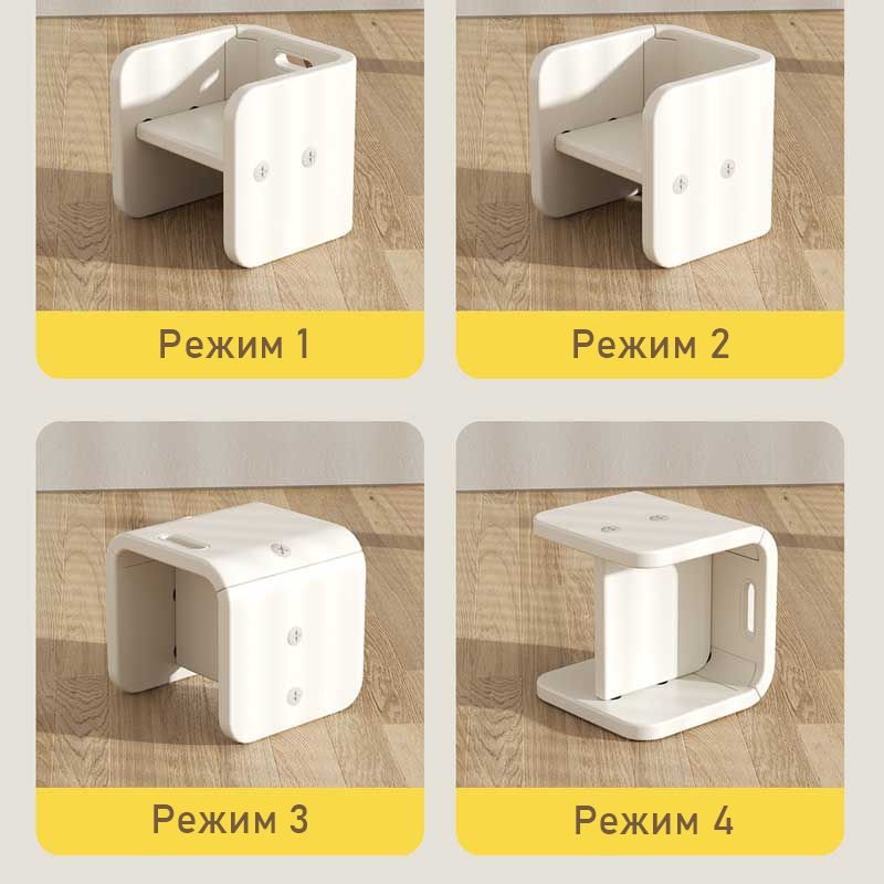 Детско бюро за писане и рисуване със столче в бял цвят - Image 2