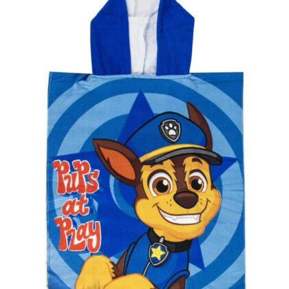 Детско хавлиено пончо paw patrol 50х115