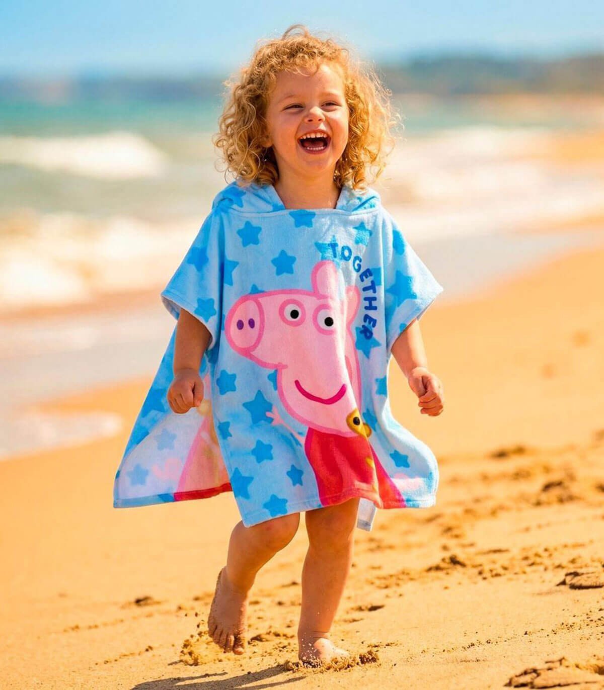 Детско хавлиено пончо peppa pig 55х54 см - Image 5