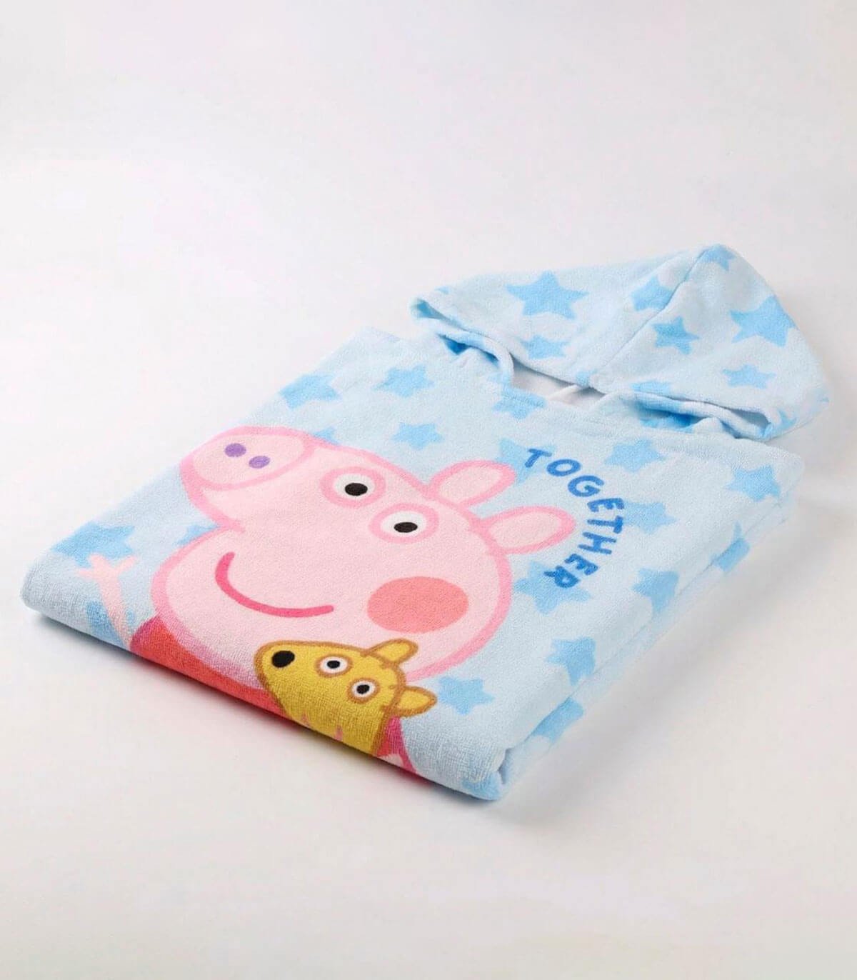 Детско хавлиено пончо peppa pig 55х54 см - Image 7