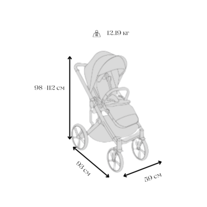 Avionaut SIRIUS бебешка количка 2в1 Blue.04