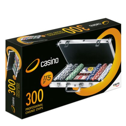 Луксозно куфарче с 300 чипа за покер