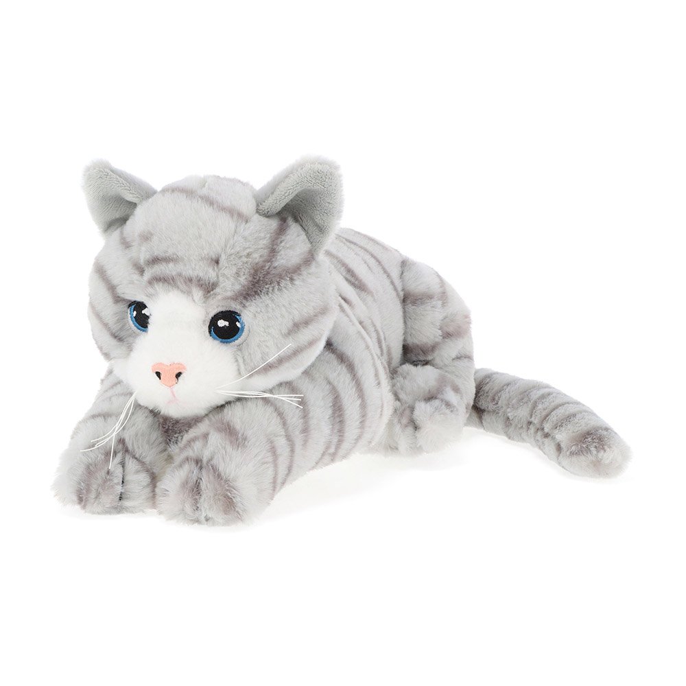 Keeleco, Екологична играчка, Сиво коте, 22 см, Keel Toys
