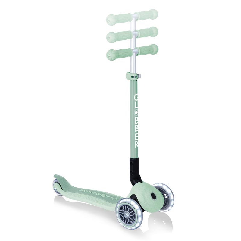 Еко тротинетка за деца PRIMO FOLDABLE LIGHTS ECO – цвят пистачио - Image 6