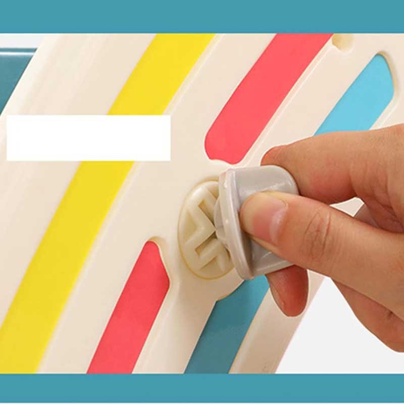 Комбинирана детска етажерка за книги и играчки Feelkids - жълта - Image 3