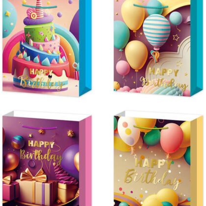 ГОЛЯМА ПОДАРЪЧНА ЧАНТА HAPPY BIRTHDAY 55х43х15