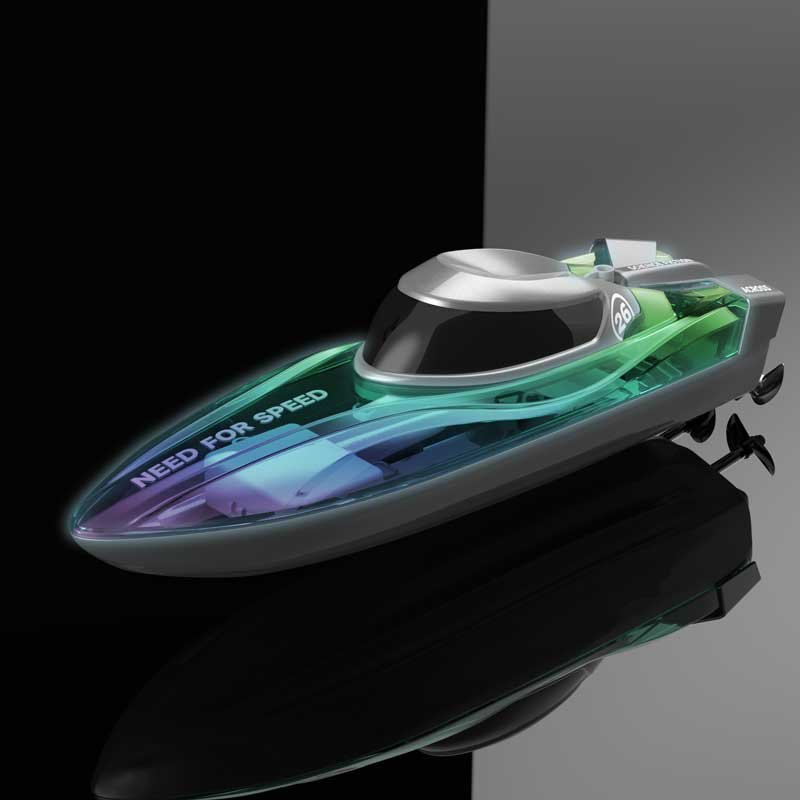 Интерактивна светеща скоростна лодка Crazon, RC - за деца - Image 3