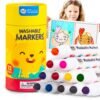 Миещи се маркери за най-малките, Бебето Ру, 12 цвята