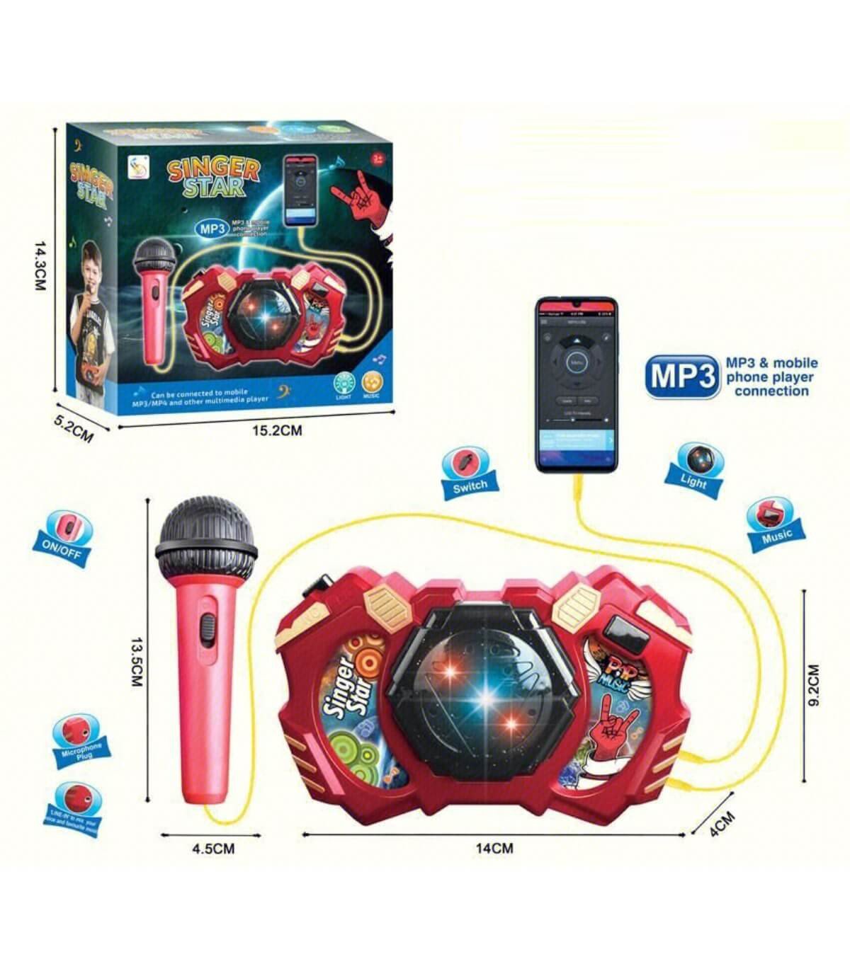 Караоке микрофон с конзола и mp3