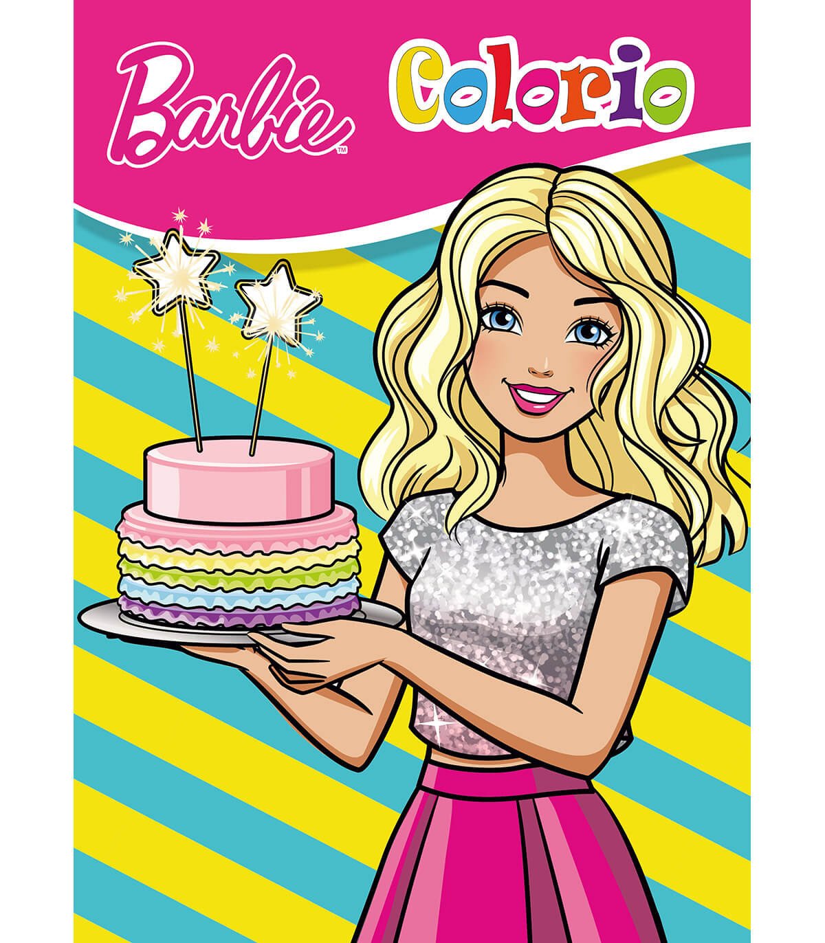 Книжка за оцветяване barbie colorio 32 стр. 4 вида